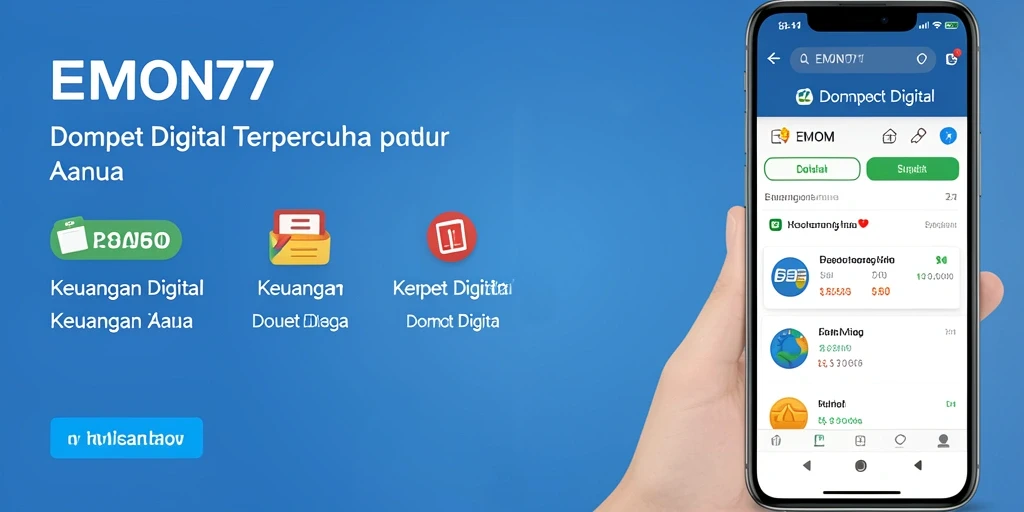 Tampilan antarmuka EMON77 yang menarik dan fungsional.