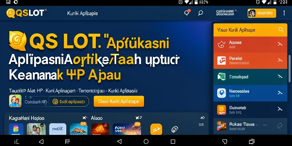 Antarmuka pengguna QQSLOT yang sederhana dan menarik.