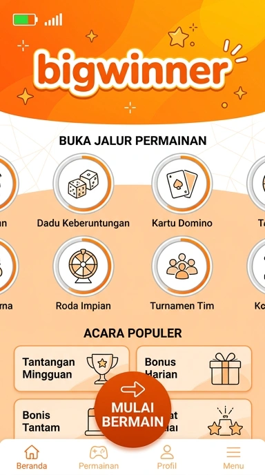 Tampilan link alternatif bigwinner